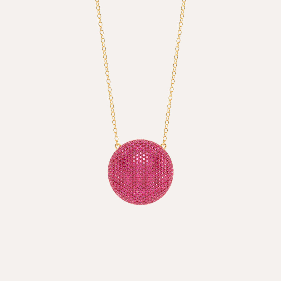 Extra Large Sphere Pendant Necklace