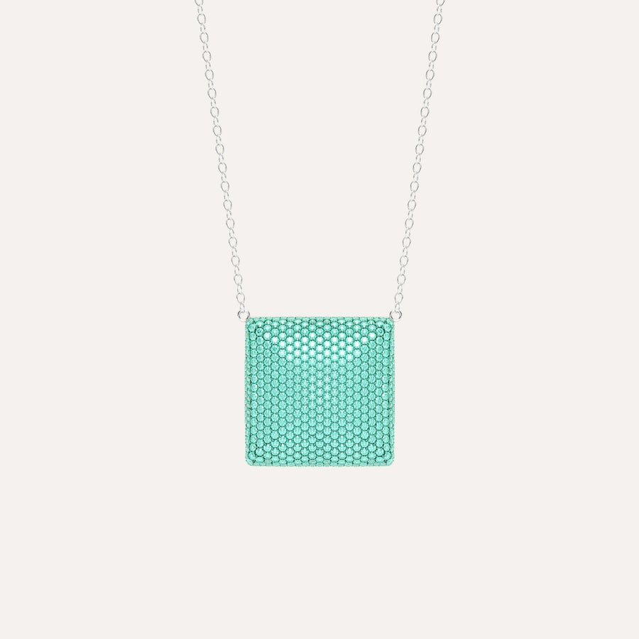 Extra Large Cube Pendant Necklace