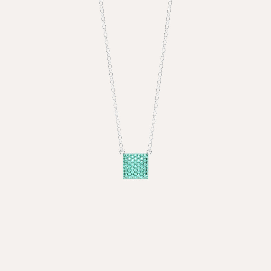 Mini Cube Pendant Necklace