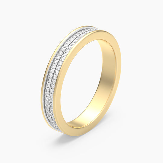 Double Line Stackable Ring