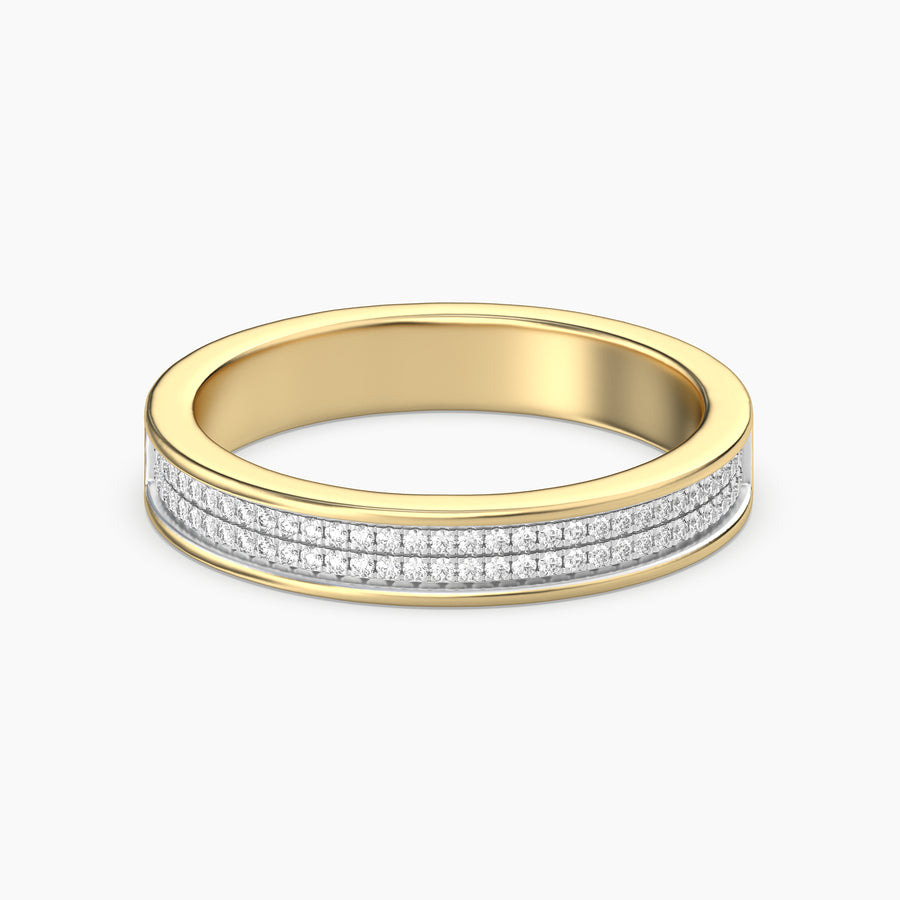 Double Line Stackable Ring