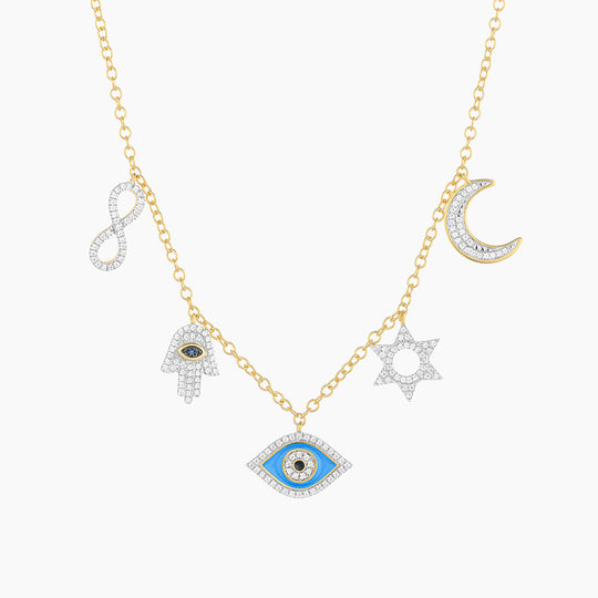 Charms of Faith Chain Necklace