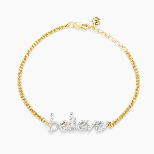 Believe Cuban Bracelet