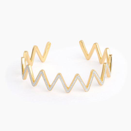 Zig-Zag Cuff Bracelet