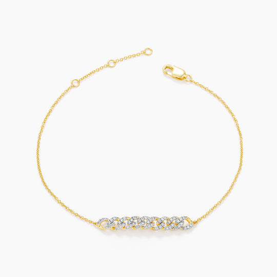 Interlocked Chain Bracelet