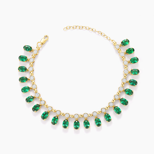 Emerald In Colorstone Bracelet