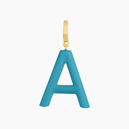 Alphabet Enamel Charms