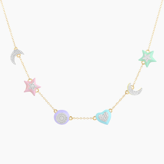 Pastel Dream Charm Necklace