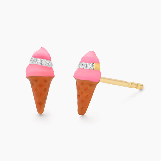 Ice Cream Treat Stud Earrings