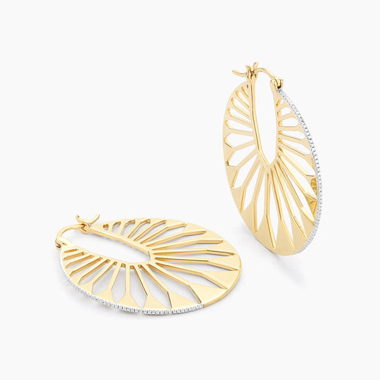 Boho Chic Hoop Earrings