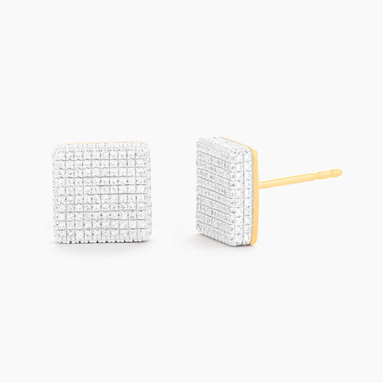 Classic Square Stud Earrings