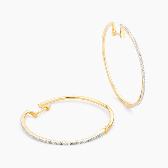 Classic Wide Circle Hoop Earrings