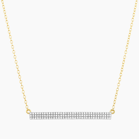 Tell Me Straight Pendant Necklace