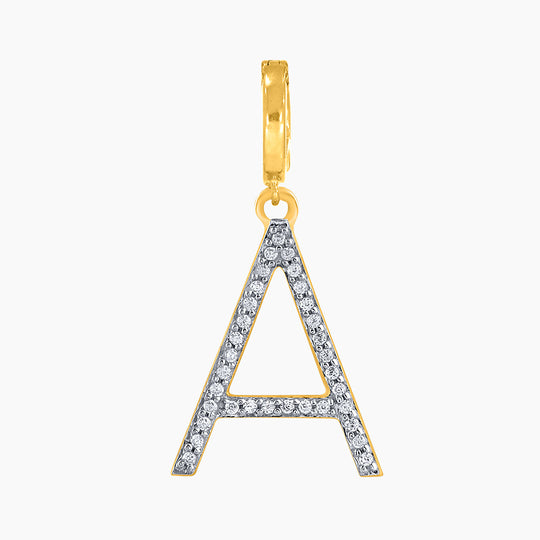 Alphabet Diamond Charms