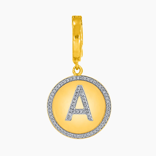 Alphabet Disc Charms