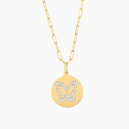 Butterfly Kisses Pendant Necklace