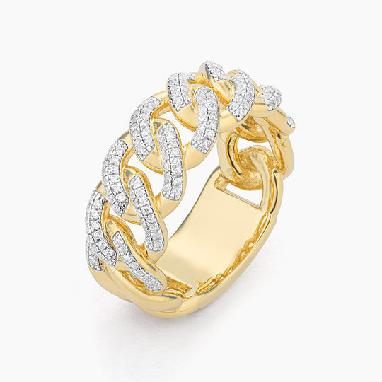 Luxe Link Cuban Statement Ring