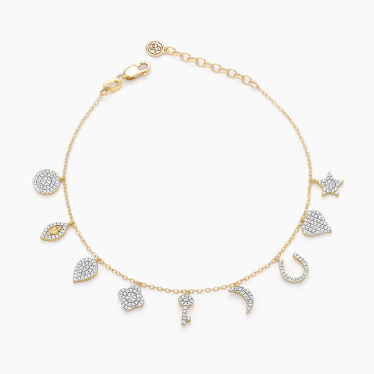 Charms Galore! Chain Bracelet