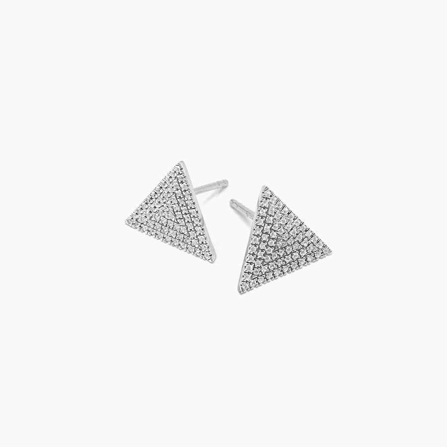 Love Triangle Stud Earrings