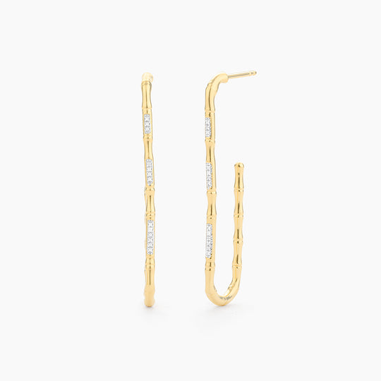 Large Saxophone Long Earrings