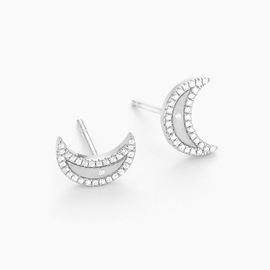 The Big Golden Crescent Moon Earrings