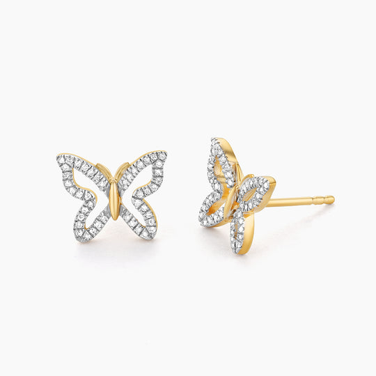 Open Wings Stud Earrings