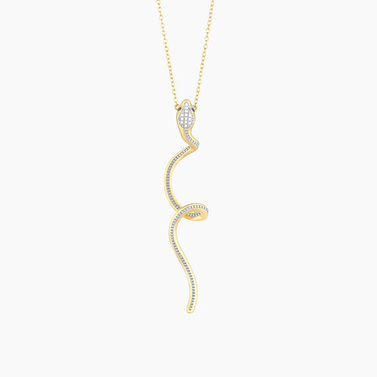 Serpent Pendant Necklace