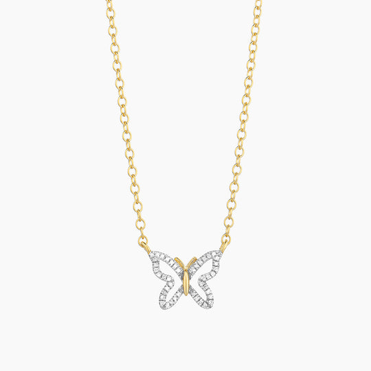 Open Wings Pendant Necklace