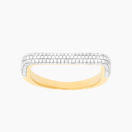 Classic Diamond Row Stackable ring